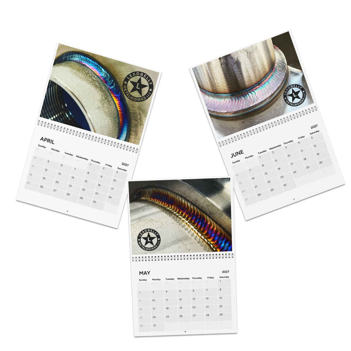 Leadbelly Metalworks 2027 Shop Wall Calendar