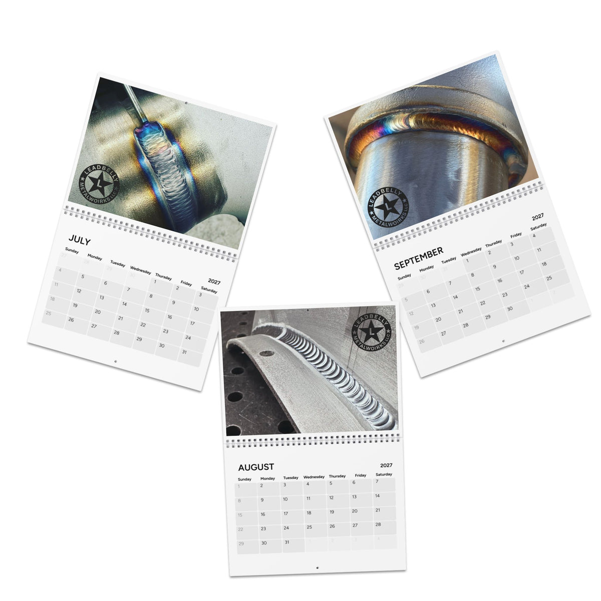 Leadbelly Metalworks 2027 Shop Wall Calendar